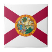 Statenvlag van Florida Tegeltje (Voorkant)