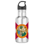 Statenvlag van Florida Waterfles (Voorkant)