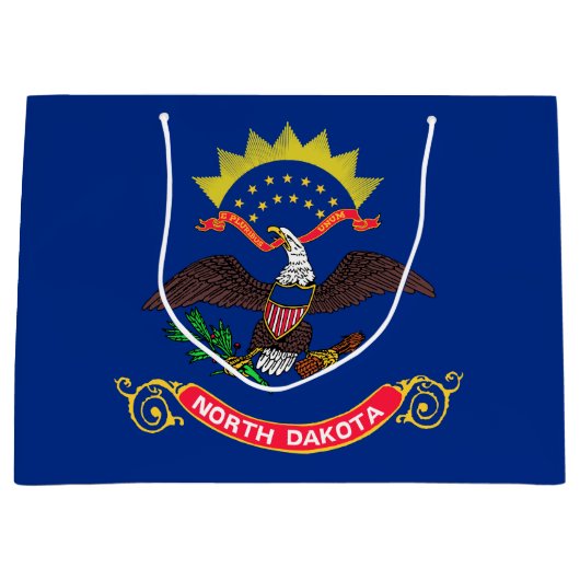 Statenvlag van North Dakota Groot Cadeauzakje (Voorkant)