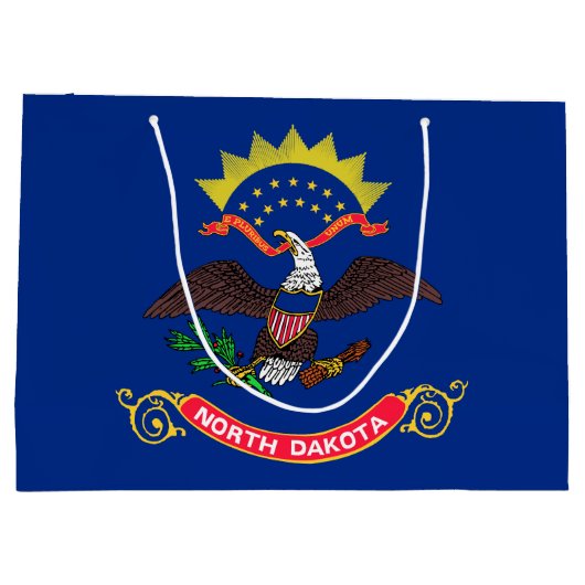 Statenvlag van North Dakota Groot Cadeauzakje (Achterkant)