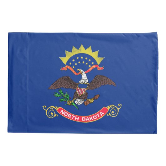 Statenvlag van North Dakota Kussensloop (Achterkant)