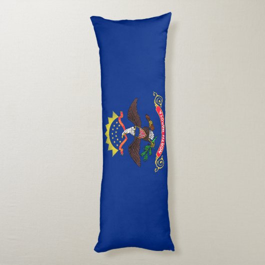 Statenvlag van North Dakota Lichaamskussen (Achterkant (Verticaal))