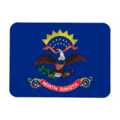 Statenvlag van North Dakota Magneet (Horizontaal)