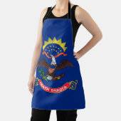 Statenvlag van North Dakota Schort (Insitu)