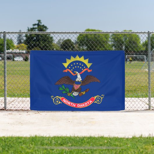 Statenvlag van North Dakota Spandoek (Insitu)