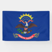 Statenvlag van North Dakota Spandoek (Horizontaal)