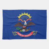 Statenvlag van North Dakota Theedoek (Horizontaal)