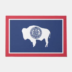 Statenvlag Wyoming, Verenigde Staten Deurmat