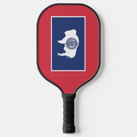 Statenvlag Wyoming, Verenigde Staten Pickleball Paddle (Voorkant)