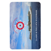 Stateroom deur marker aangepaste pensioen cruise magneet (Verticaal)