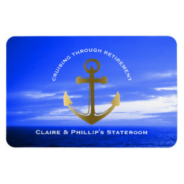 Stateroom deur marker anker aangepaste pensionerin magneet