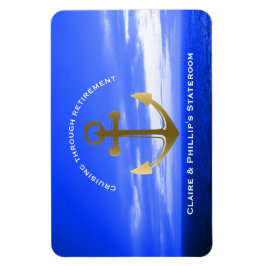 Stateroom deur marker anker aangepaste pensionerin magneet