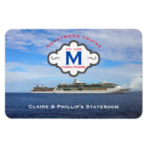 Stateroom Deur Marker Huwelijksreis Cruise Familie Magneet