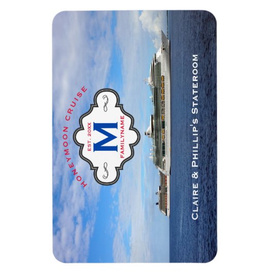 Stateroom Deur Marker Huwelijksreis Cruise Familie Magneet (Verticaal)