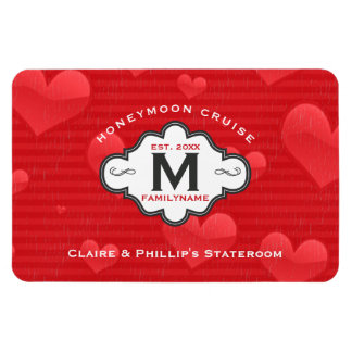 Stateroom deur marker huwelijksreis cruise rode ha magneet