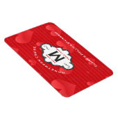 Stateroom deur marker huwelijksreis cruise rode ha magneet (Rechterzijde)