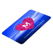 Stateroom deur marker huwelijksreis cruise roze ha magneet (Linkerzijde)