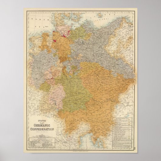 States of the Late Germanic Confederation Poster (Voorkant)