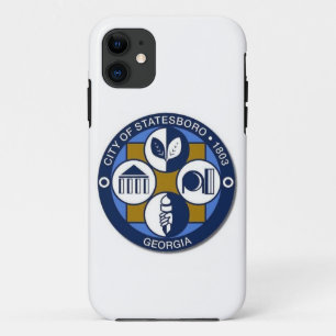 Statesboro, Georgia Seal iPhone 11 Hoesje