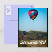Statesville NC Briefkaart (Voorkant / Achterkant)