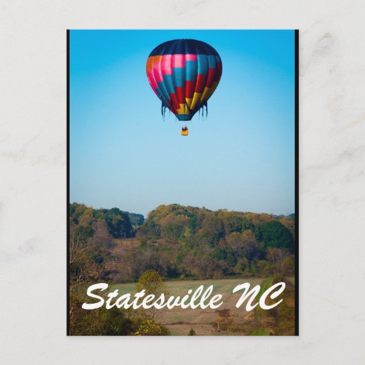 Statesville NC Briefkaart (Voorkant)