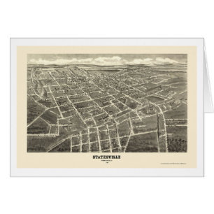 Statesville, NC Panoramic Map - 1907