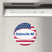 Statesville NC Patriotic Places magnet (Insitu (Vaatwasser))