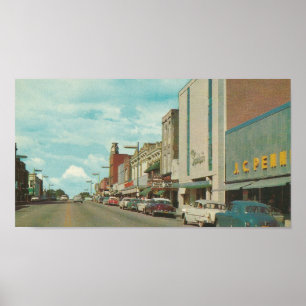  Statesville, North Carolina, jaren '60 Poster