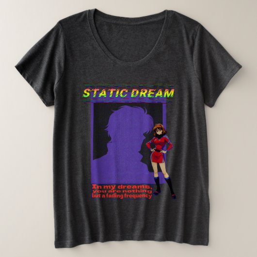 STATIC DREAM GROTE MAAT T-SHIRT (Design voorkant)
