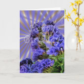 Statice Verjaardag-aanpassen Kaart (Gele Bloem)