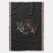 Statie Feline profiel Deken (Voorkant Verticaal)