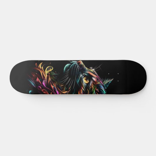 Statie Feline profiel Persoonlijk Skateboard (Horizontaal)