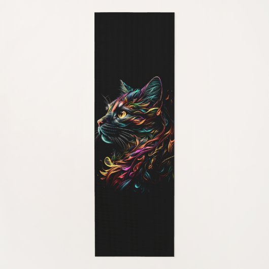 Statie Feline profiel Yogamat (Voorkant)