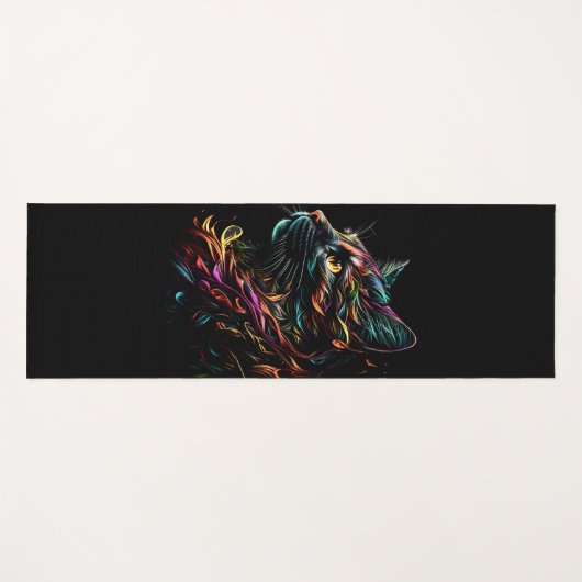 Statie Feline profiel Yogamat (Voorkant (horizontaal))