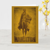 Statig Alexander Hamilton-ontwerp Kaart (Gele Bloem)