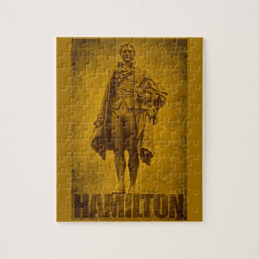 Statig Alexander Hamilton-ontwerp Legpuzzel (Verticaal)