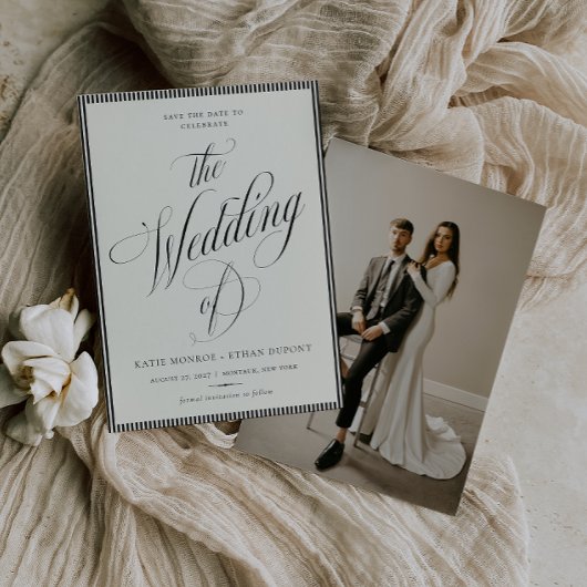 STATIG Huwelijksdatum Foto Save The Date