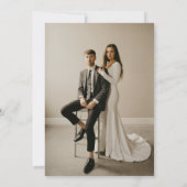 STATIG Huwelijksdatum Foto Save The Date (Achterkant)