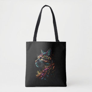 Statige Kattenprofiel Tote Bag