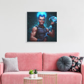 Statige Nar Canvas Afdruk (Insitu (Woonkamer))
