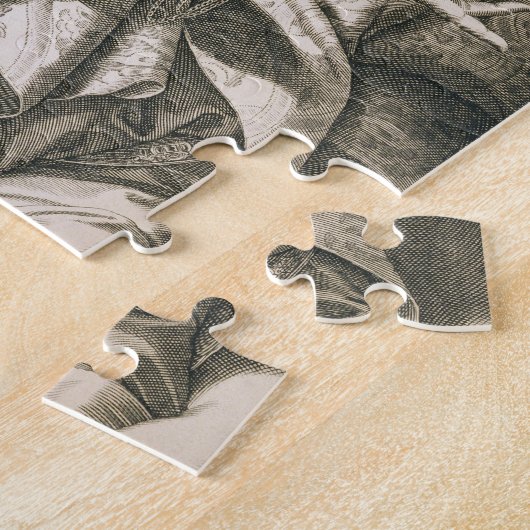 Statilia Messalina derde vrouw van Nero (graving) Legpuzzel (Zijkant)