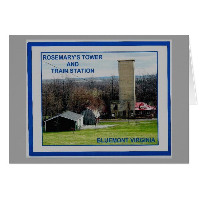 STATION 2 VAN ROSEMARY'S TOWER & TRAIN (Voorkant Horizontaal)