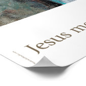 Station acht: Jezus ontmoet de vrouwen van Jeruzal Poster (Hoek)