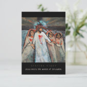 Station Acht, Jezus ontmoet vrouwen, Kaart gebeden (Staand voorkant)