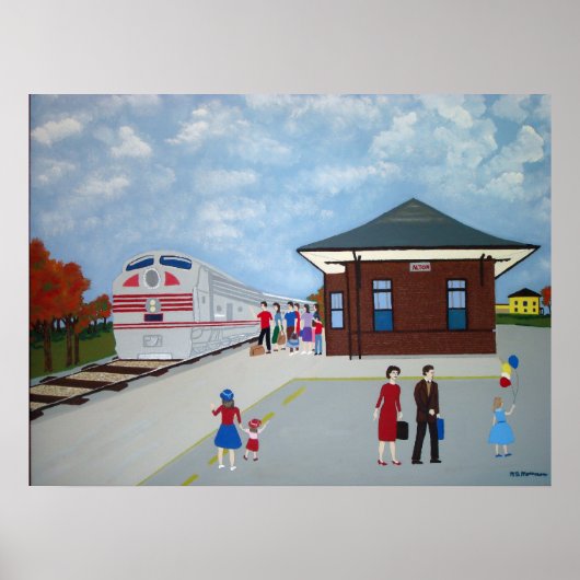 Station Alton Train Poster (Voorkant)