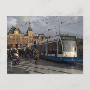 Station Amsterdam Briefkaart