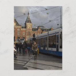 Station Amsterdam Briefkaart