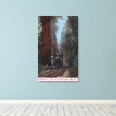 Station Big Tree Canvas Afdruk (Insitu (Houten vloer))