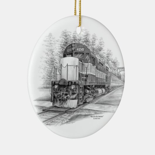 Station Brecksville (CVNP) Keramisch Ornament (Rechts)