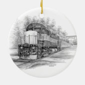 Station Brecksville (CVNP) Keramisch Ornament (Achterkant)